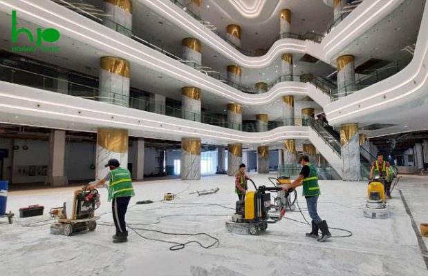 Dịch vụ đánh bóng sàn đá sàn bê tông
